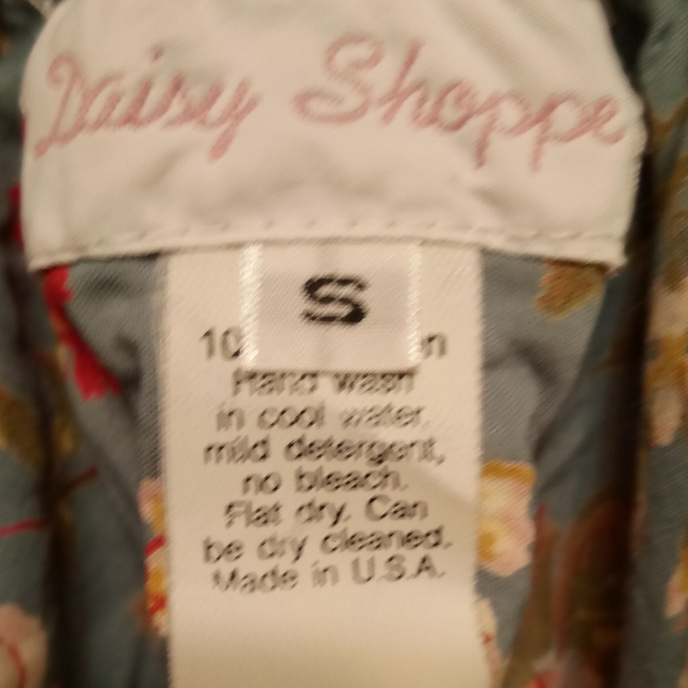Daisy Shoppe Overall Dress Size Small - Picture 6 of 6